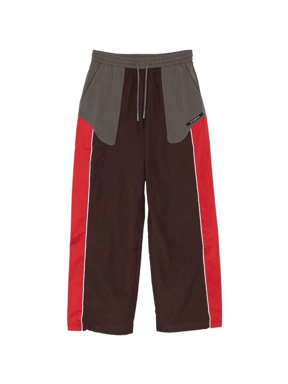 logo-patched colour-block track pants - 1