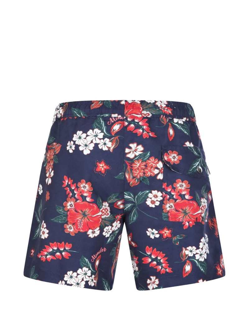 Moncler floral-print swim shorts outlook