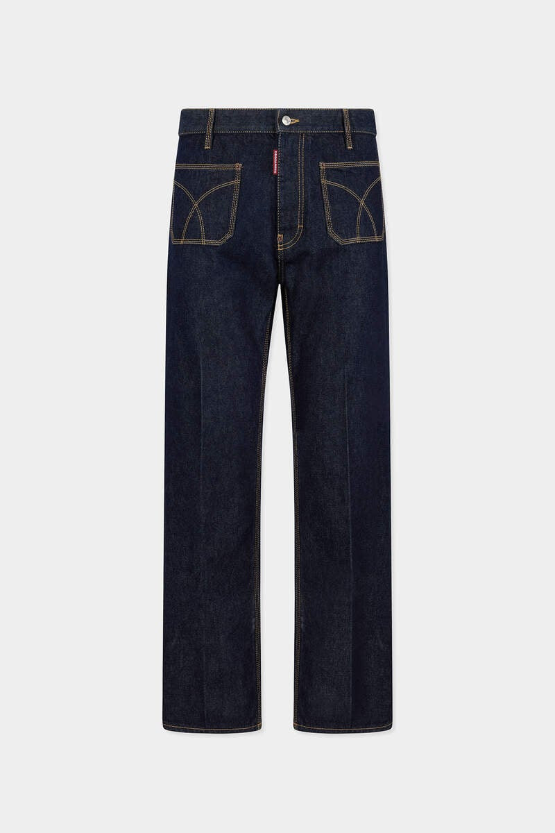DARK WASH SEXY 70'S PANT 1