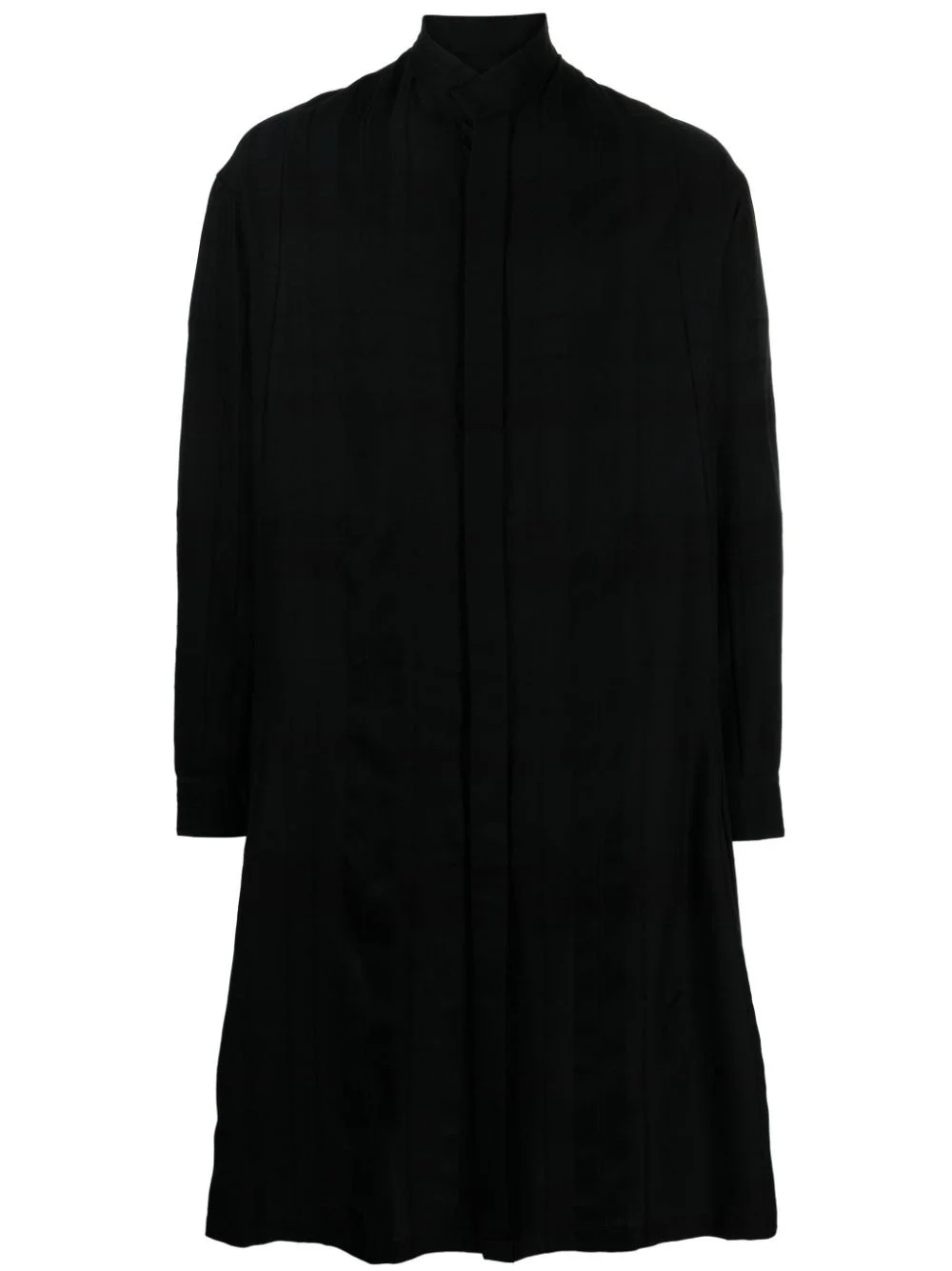 longline button-up shirt - 1