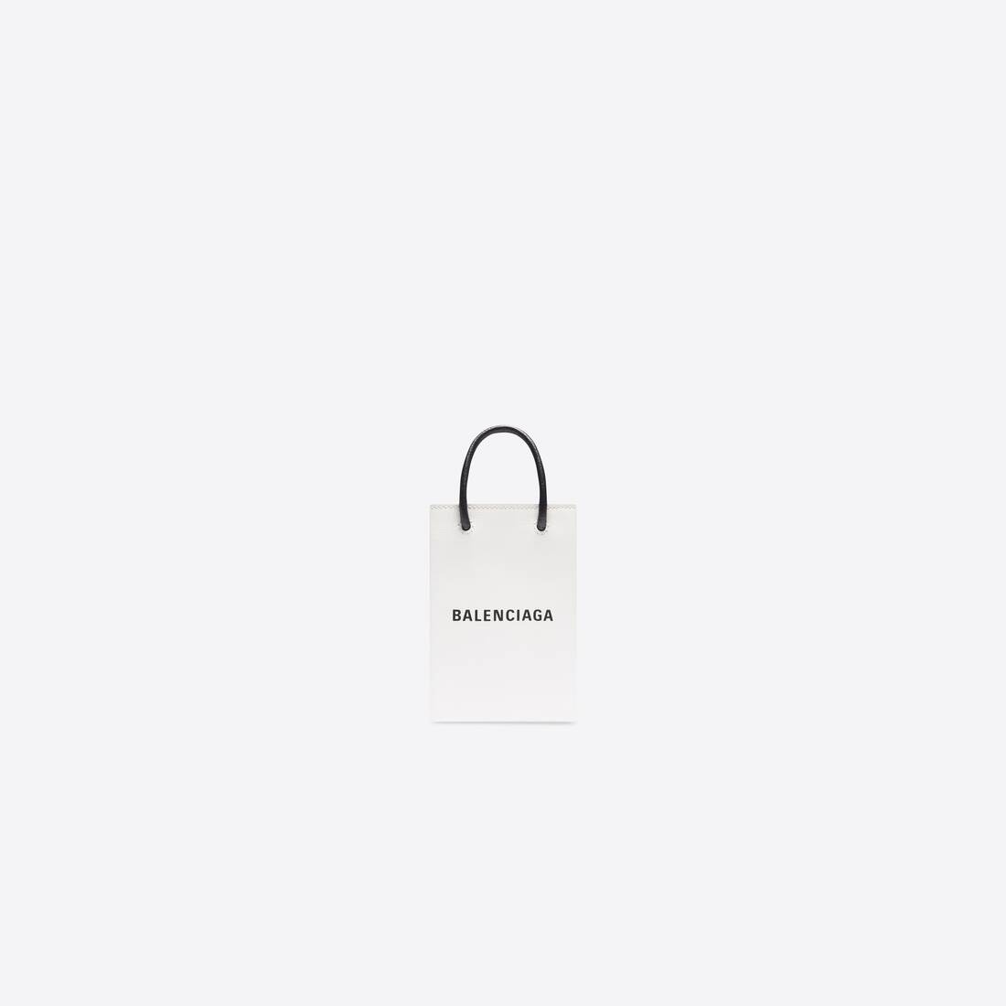 Mini Shopping Bag in White - 1