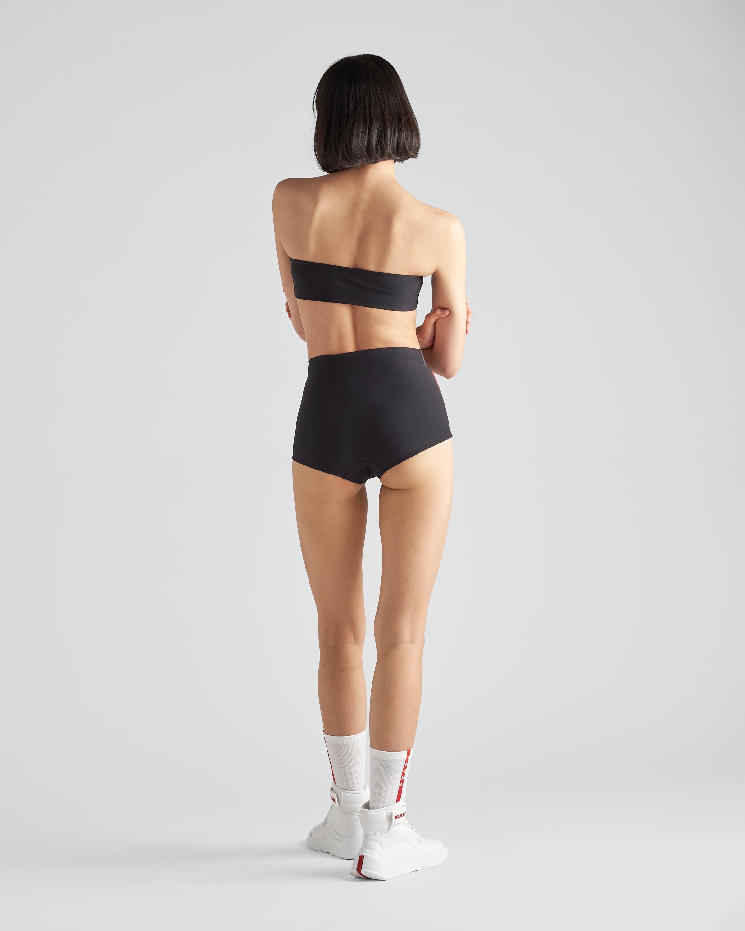 Stretch jersey swim shorts - 5