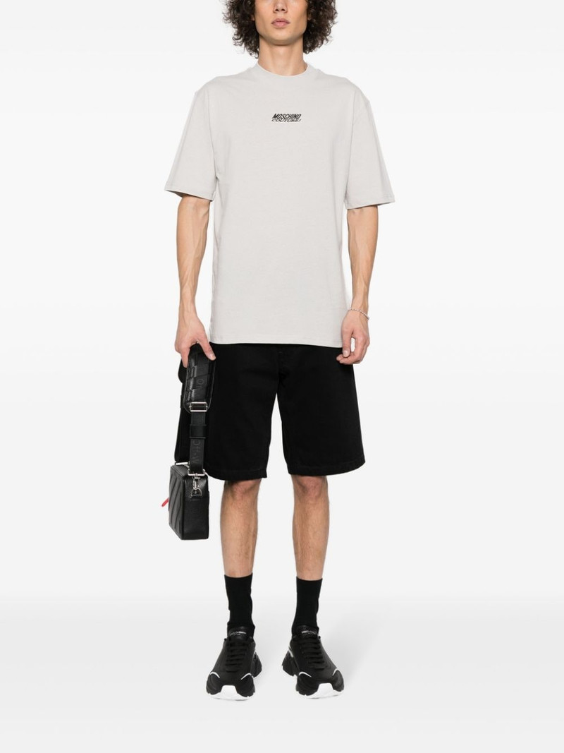 Moschino logo-print cotton T-shirt outlook