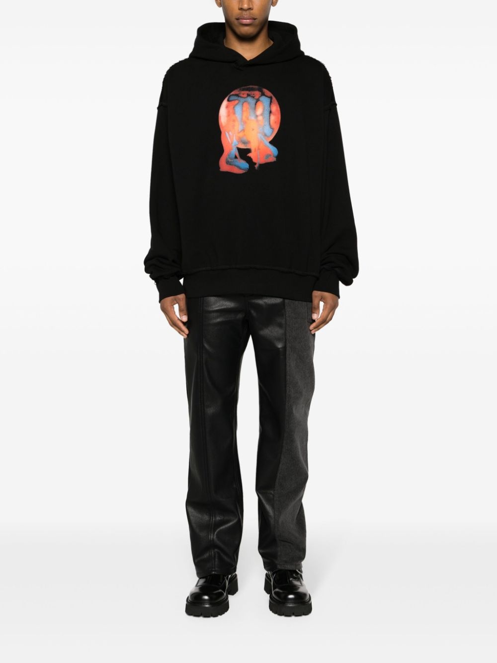 She Is My Weakness graphic-print hoodie - 2