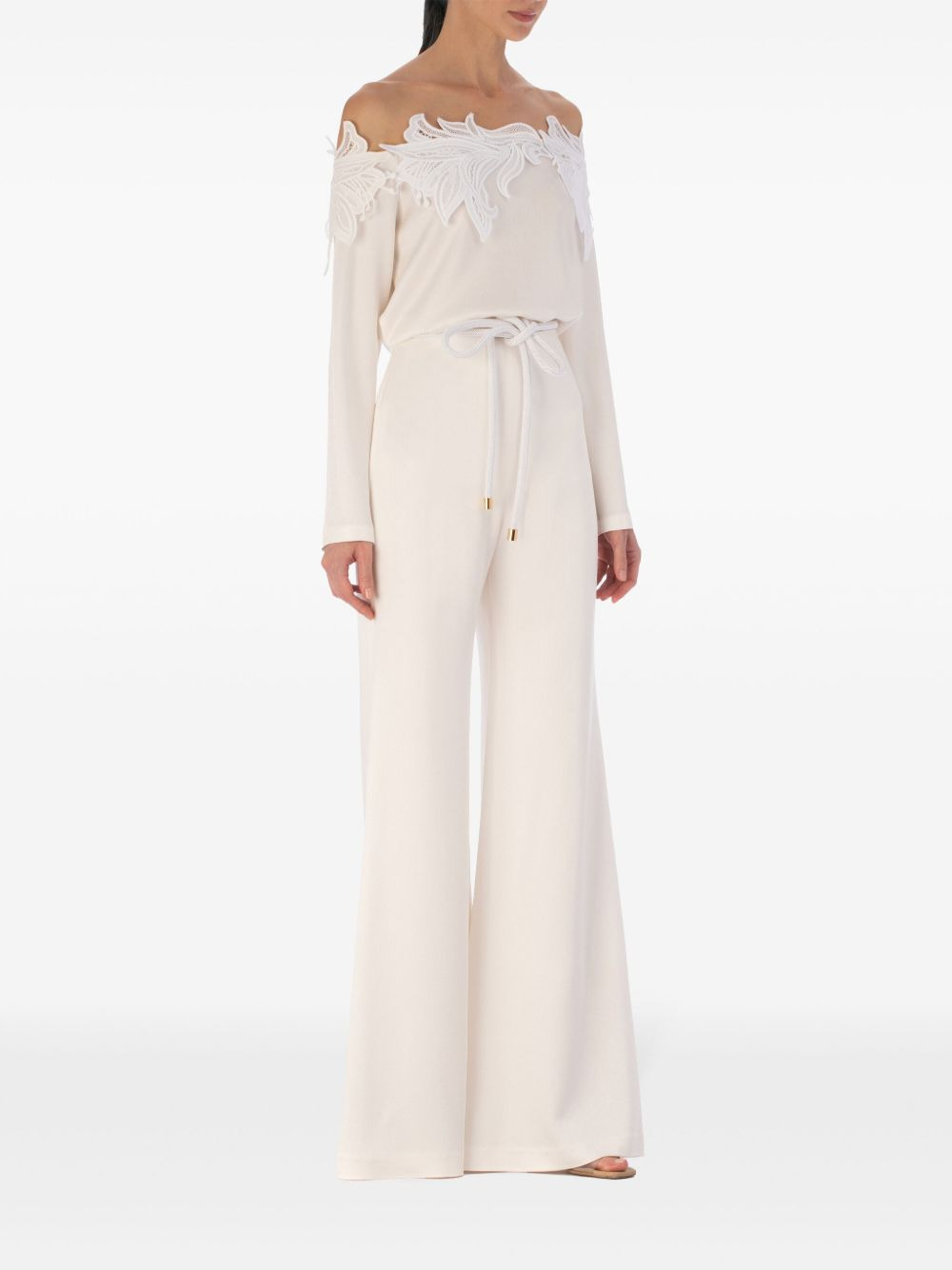 Belinda floral-appliqué blouse - 3