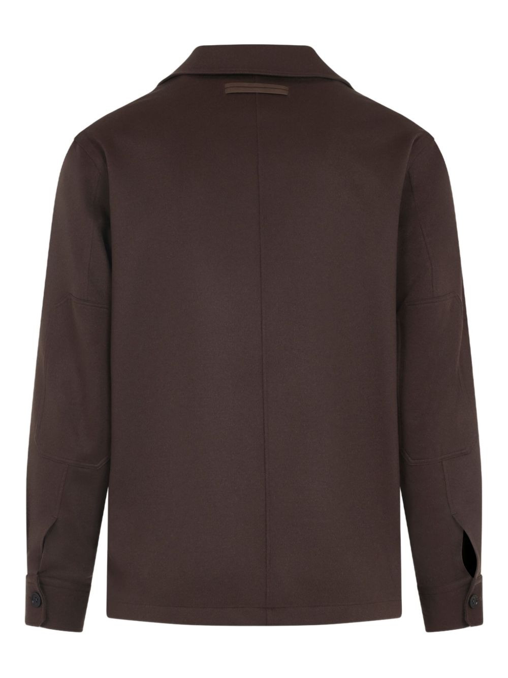DOUBLE-POCKET CASHMERE SHIRT JACKET - 3