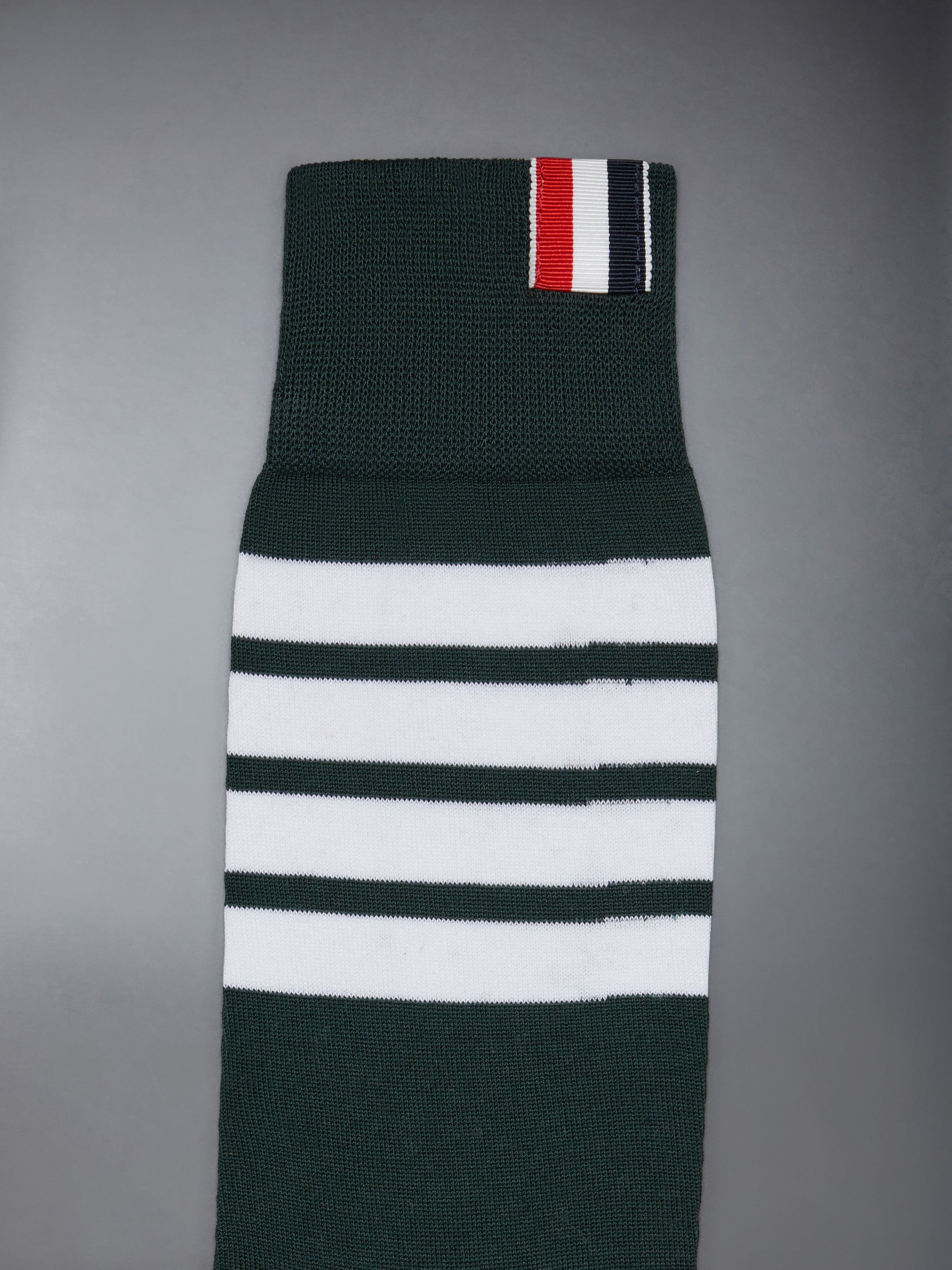 Lightweight Cotton 4-bar Mid Calf Socks - 2