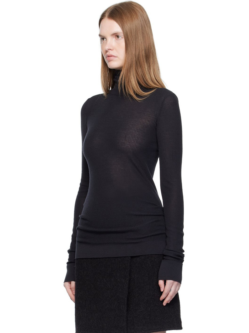 Lemaire Gray Seamless Turtleneck outlook