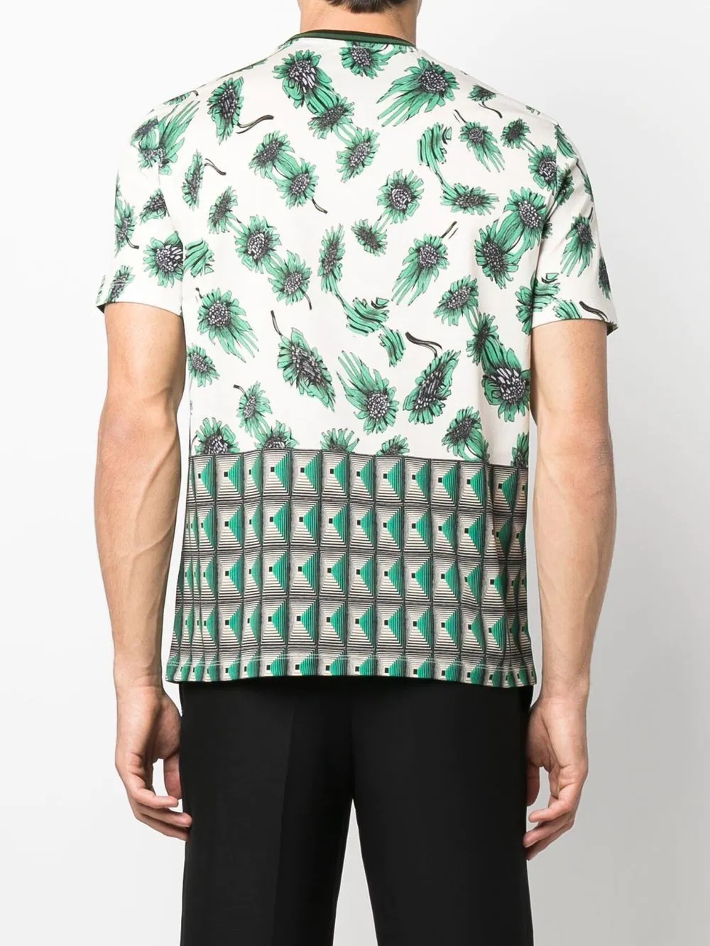 patterned short-sleeved T-shirt - 4