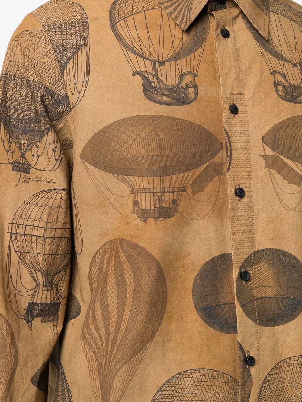 air-balloon print shirt - 5