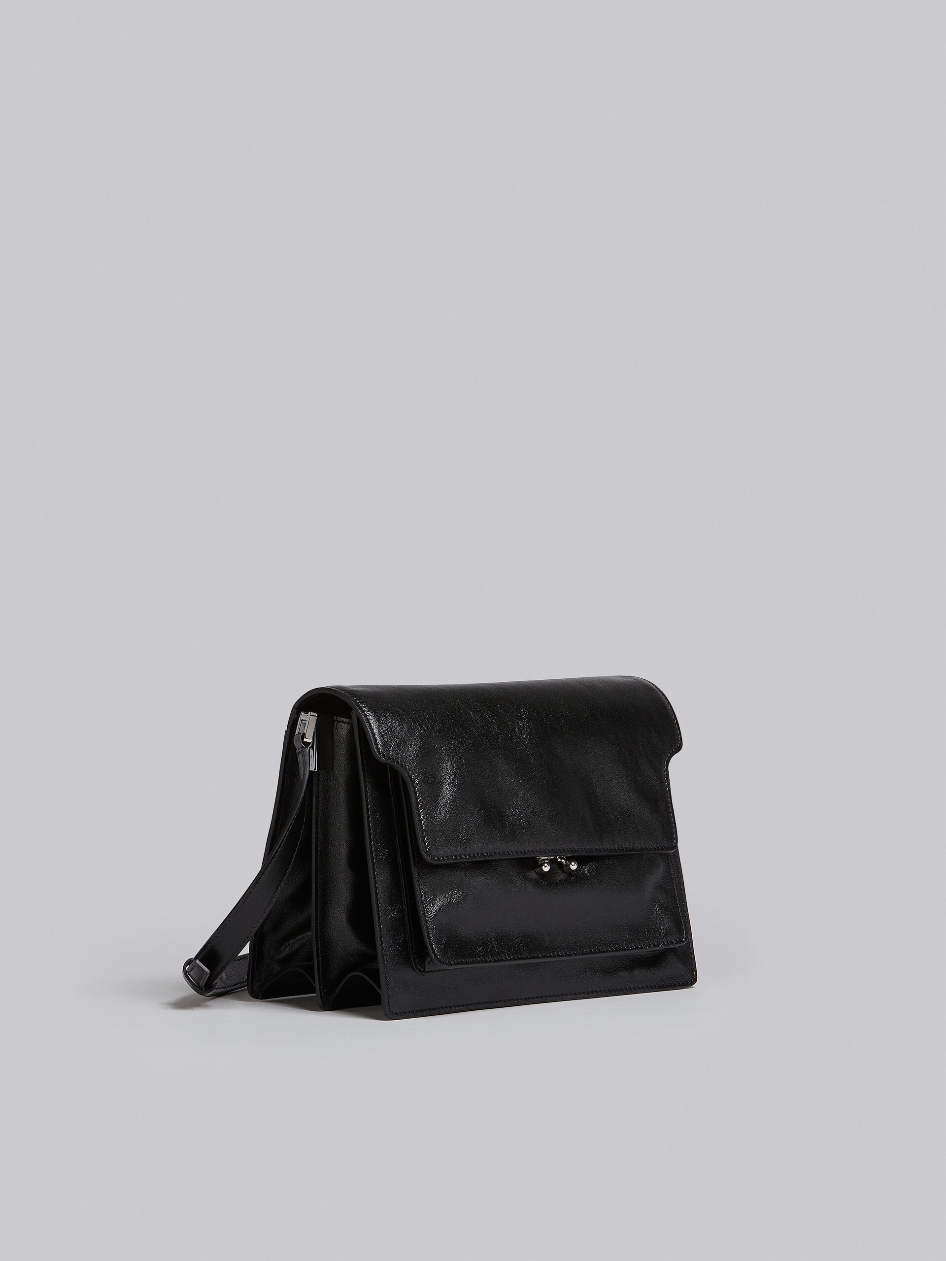 TRUNK SOFT LARGE BAG IN BLACK LEATHER - 6
