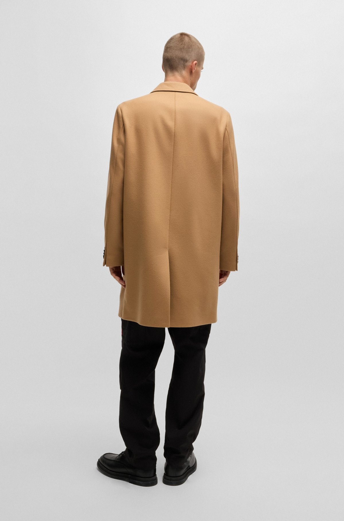 REGULAR-FIT COAT IN WOOL - 5