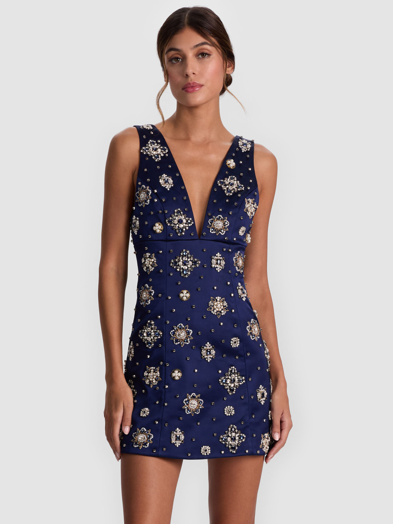 MANDY EMBELLISHED MINI DRESS 6
