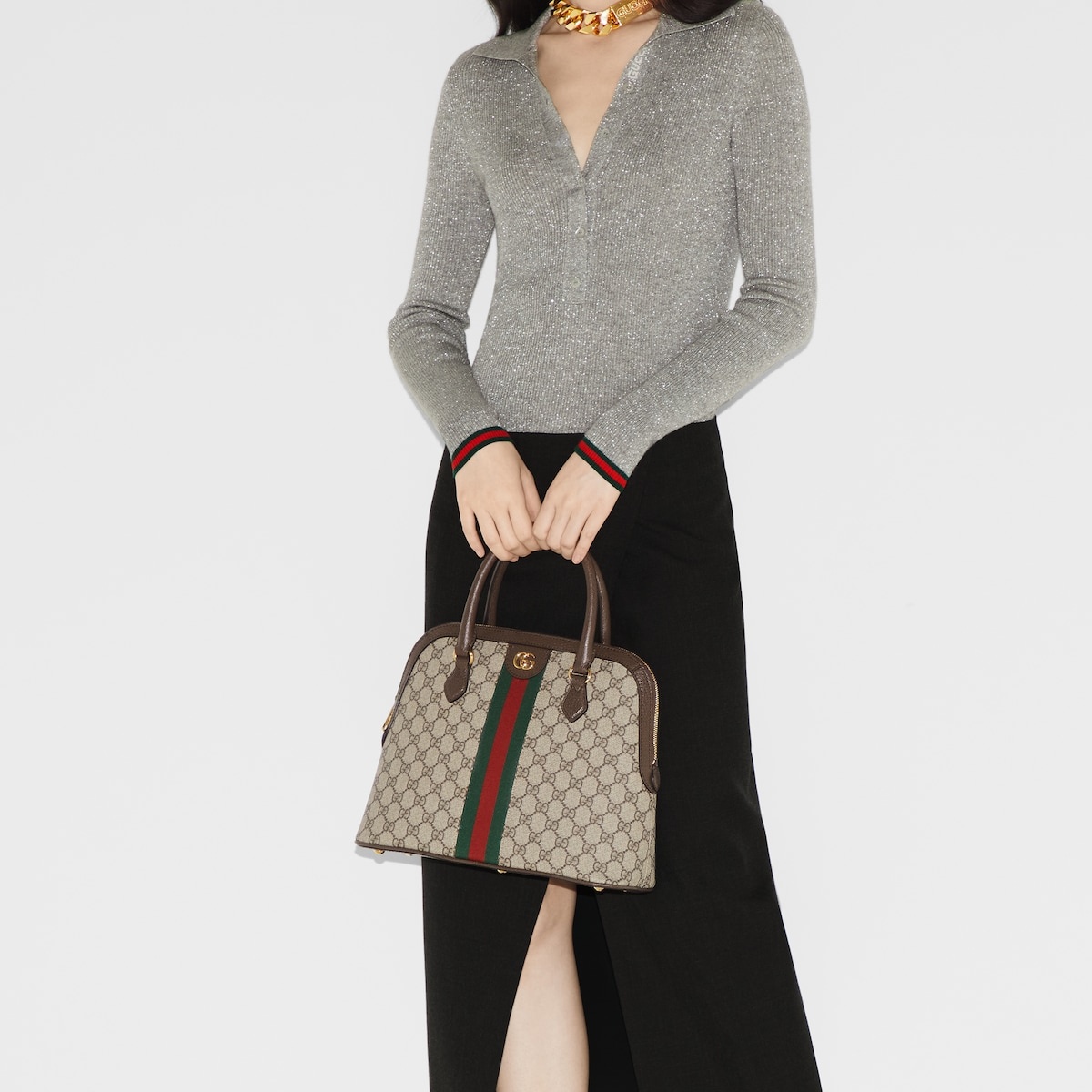 Ophidia medium top handle bag - 3
