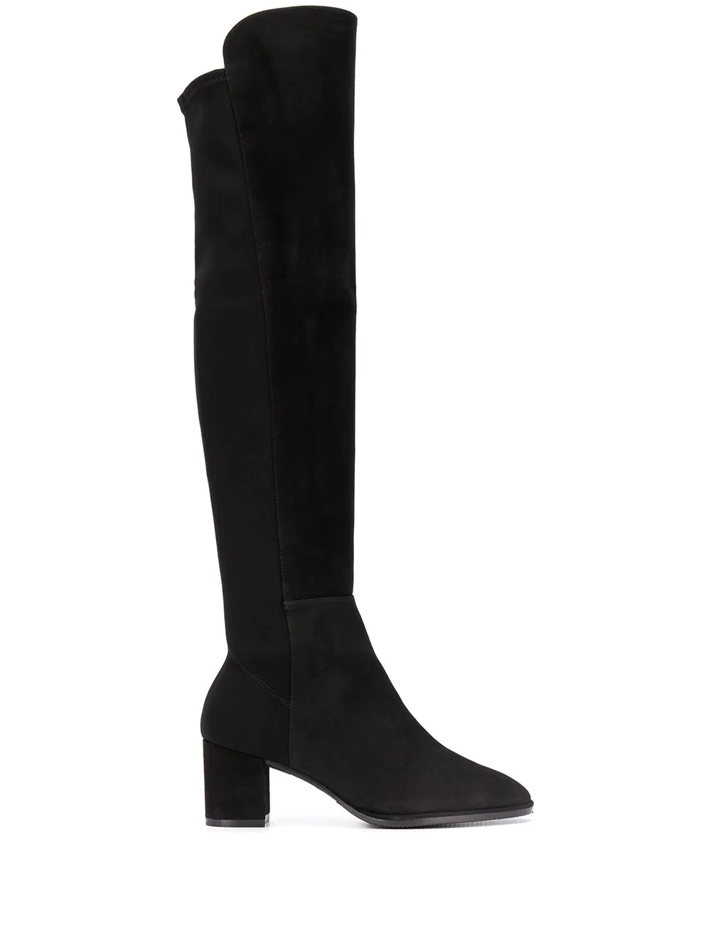 knee-high leather boots - 1