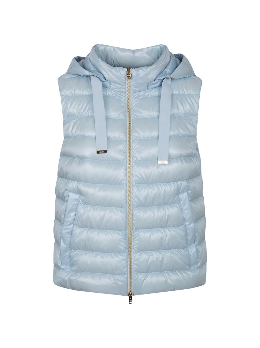 hooded padded gilet - 1
