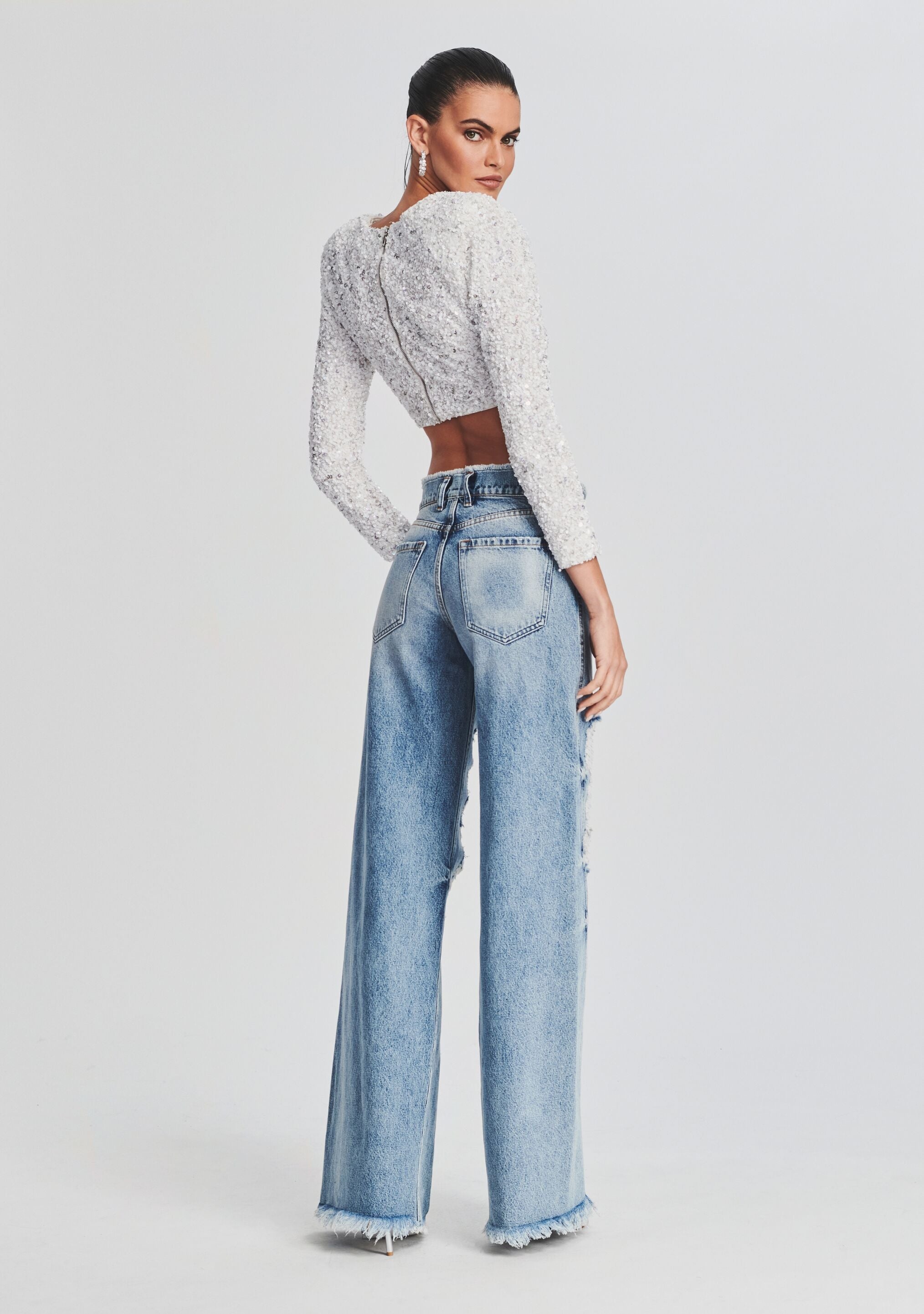 MOUNTAIN WIDE LEG JEAN - 4