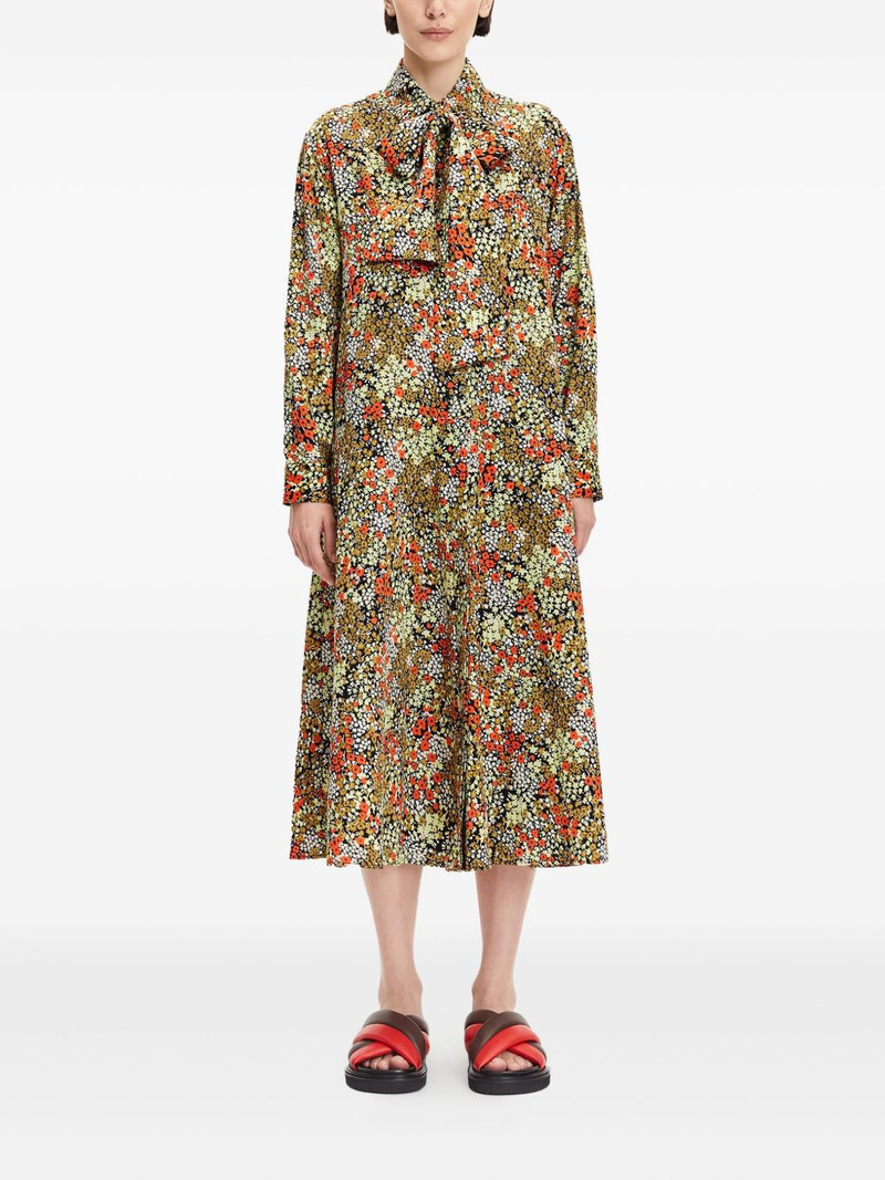 SAMSØE SAMSØE Asta floral-print shirt dress outlook