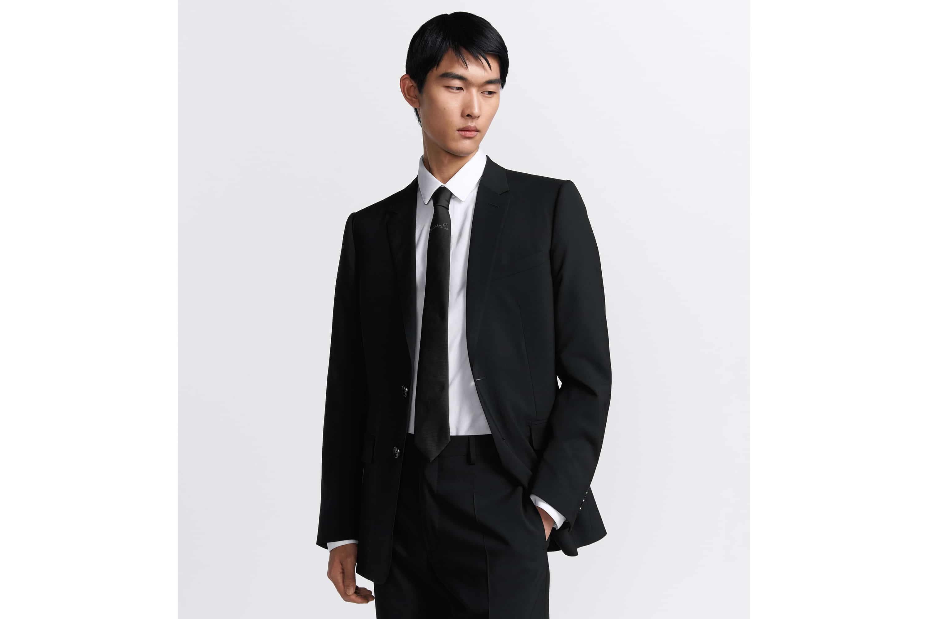 Tie with Handwritten Christian Dior Signature - 2