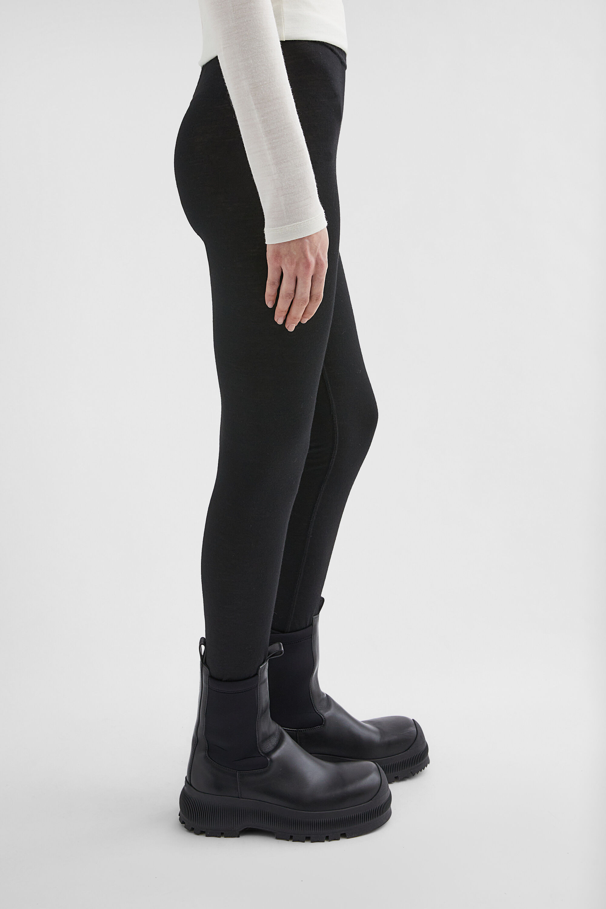 Lightweight Wool Blend Leggings - 6