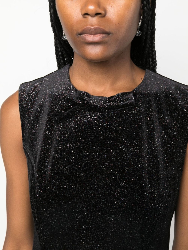 bow-detail A-line minidress 5