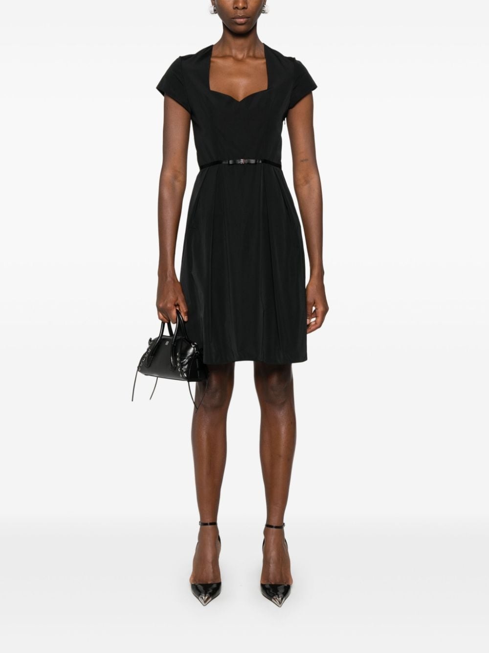 4G-bow taffeta mini dress - 2