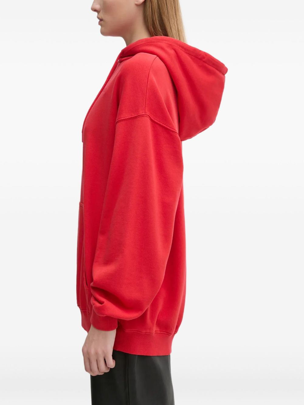 logo-embroidered hoodie - 3
