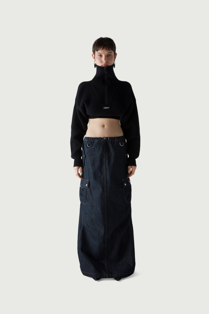 COPERNI Denim Cargo Maxi Skirt outlook