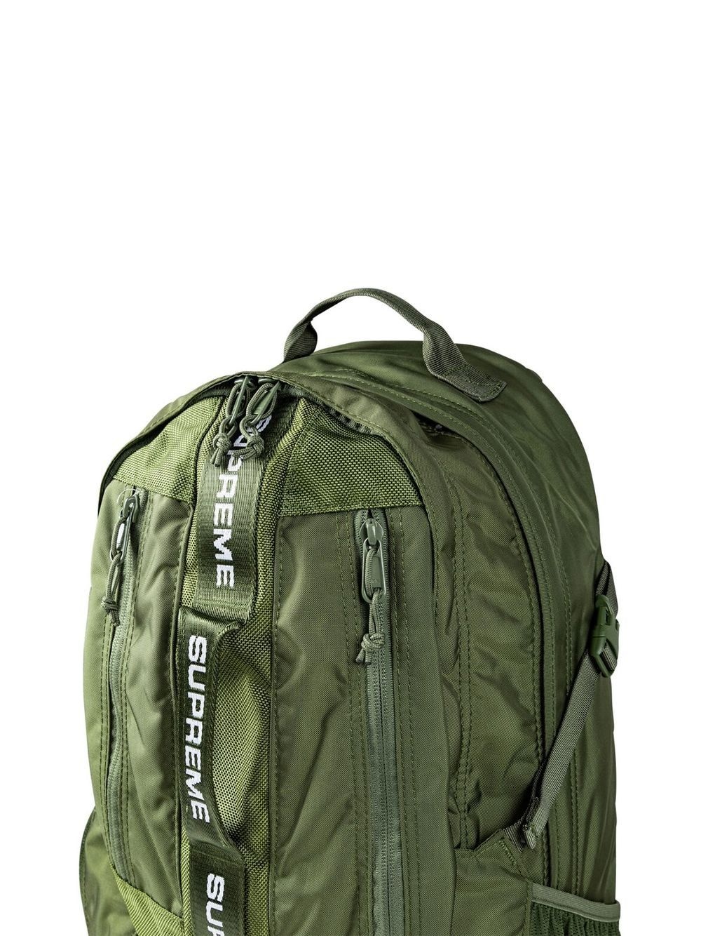 logo strap backpack - 3