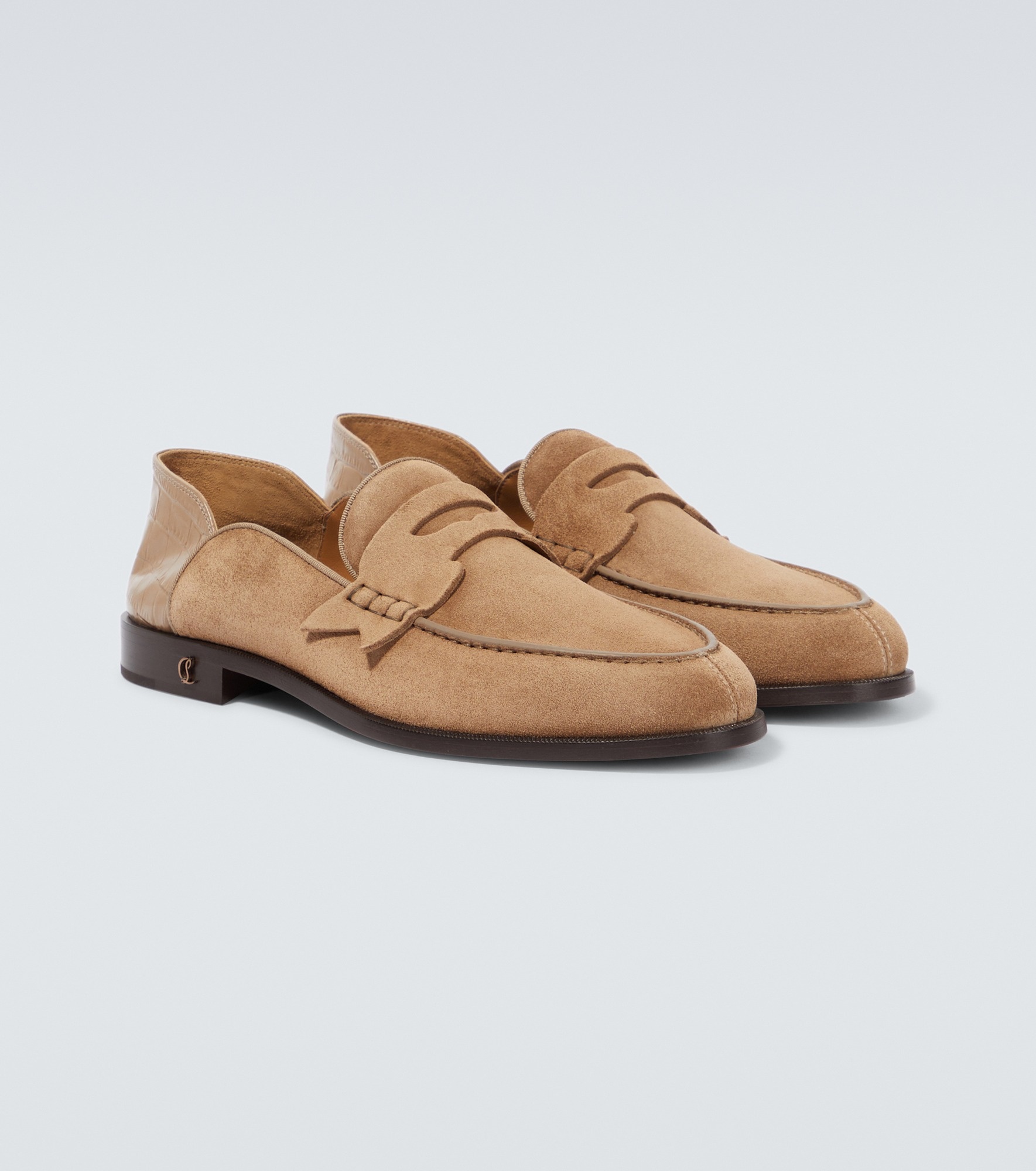 Penny No Back suede loafers - 5