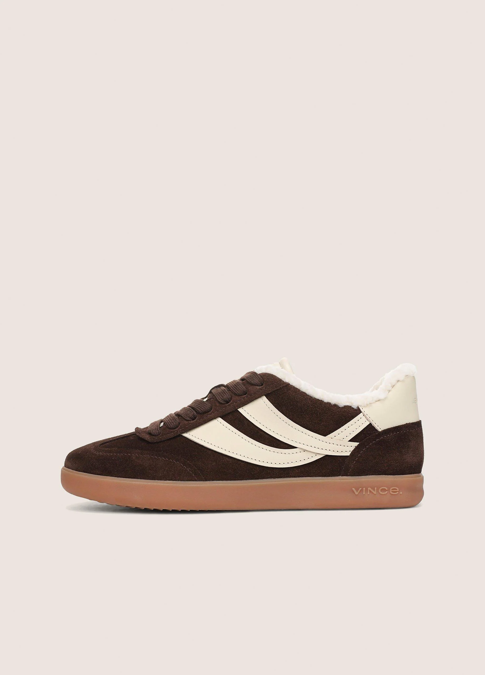 Oasis Suede & Shearling Sneaker - 1