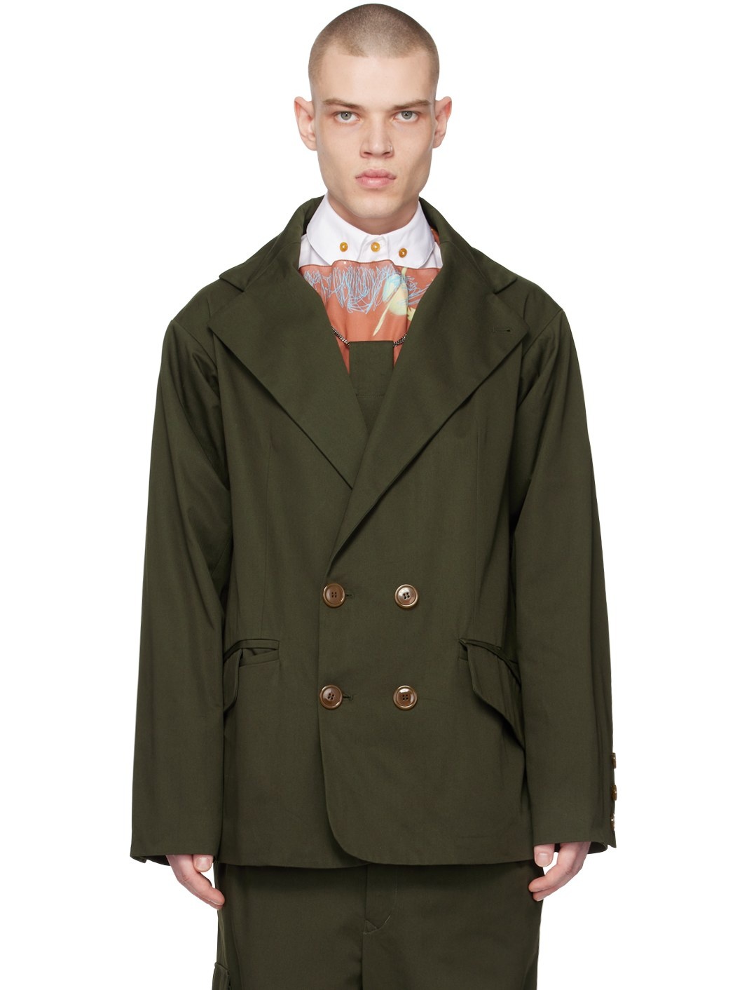 Khaki Wittgenstein Blazer - 1