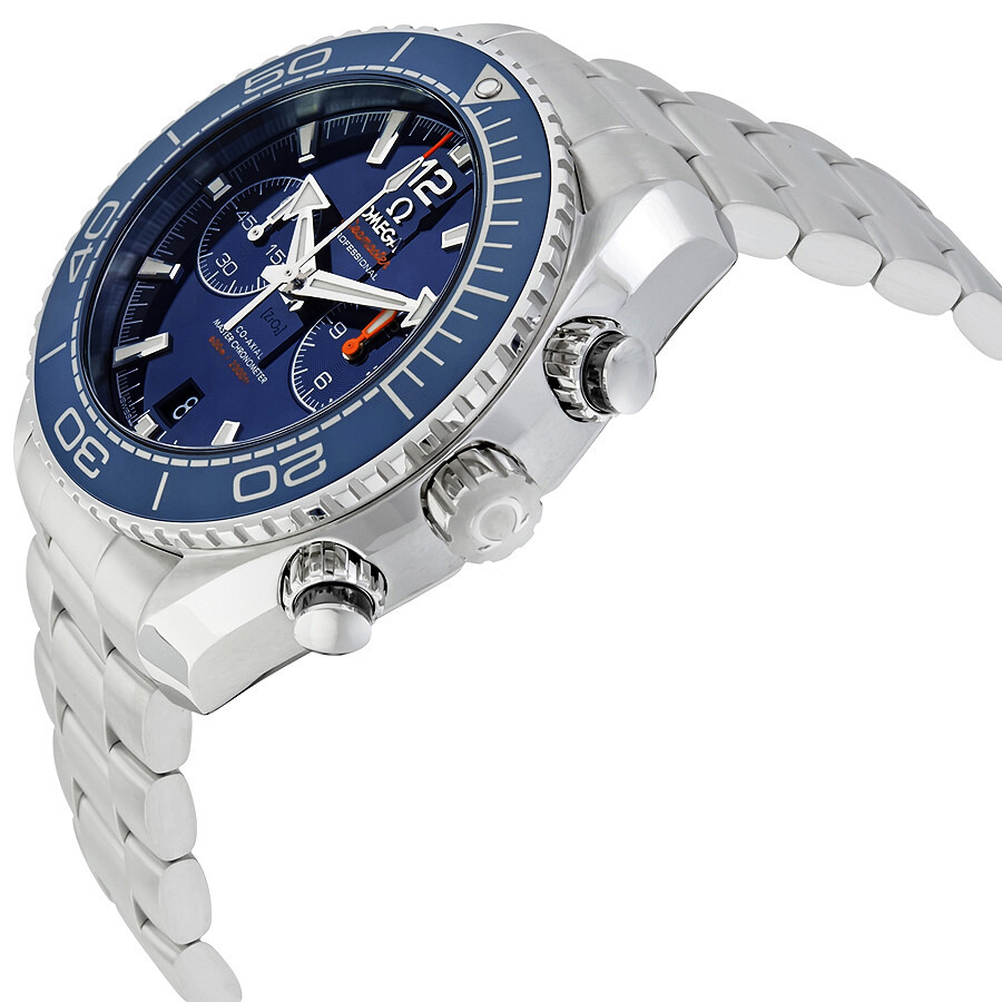 Pre-owned Omega Seamaster Planet Ocean Chronograph Blue Dial Men's Watch 215.30.46.51.03.001 - 2