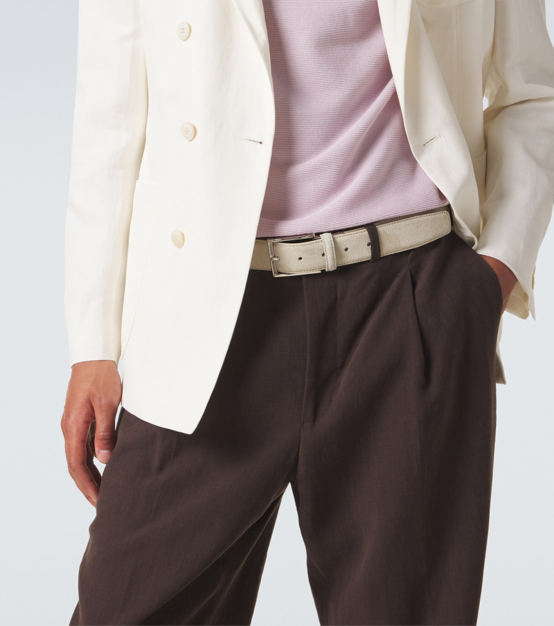 Canali Suede belt outlook