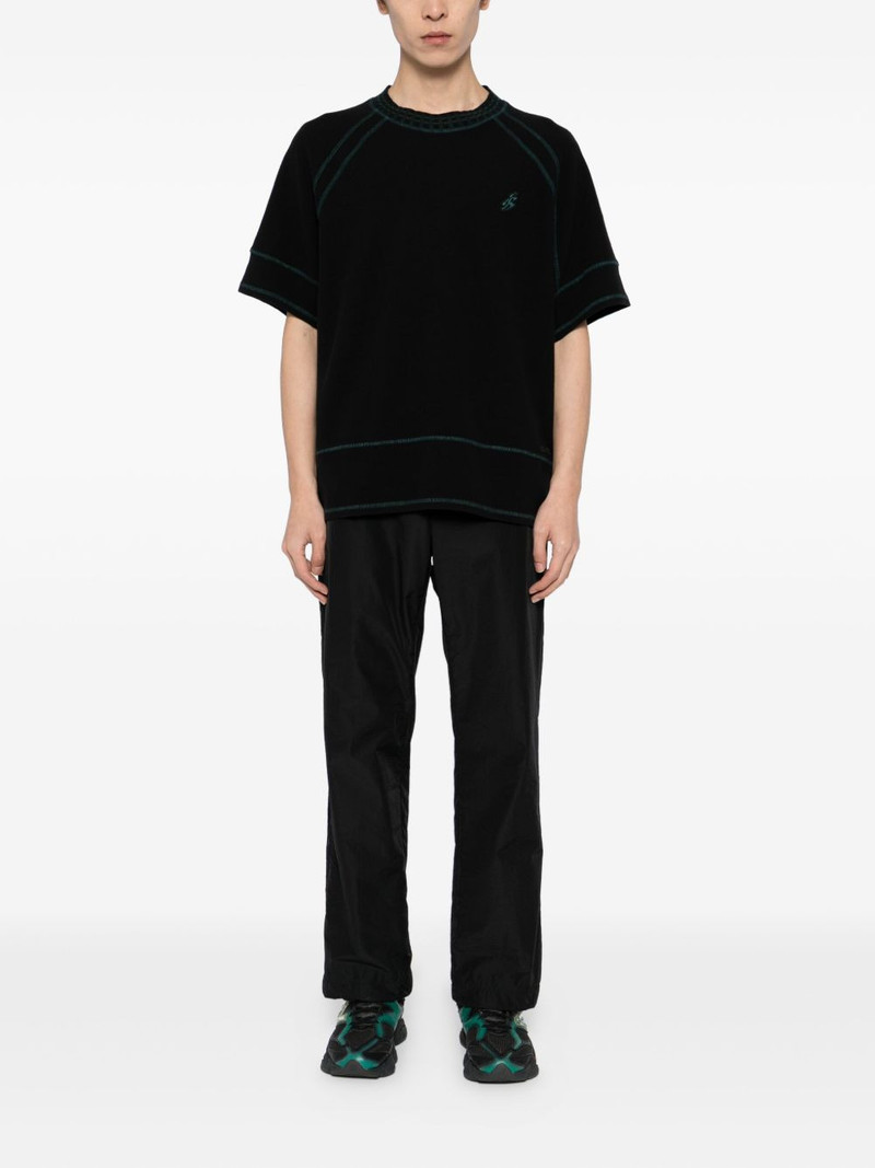 Asics slogan-embroidered T-shirt outlook