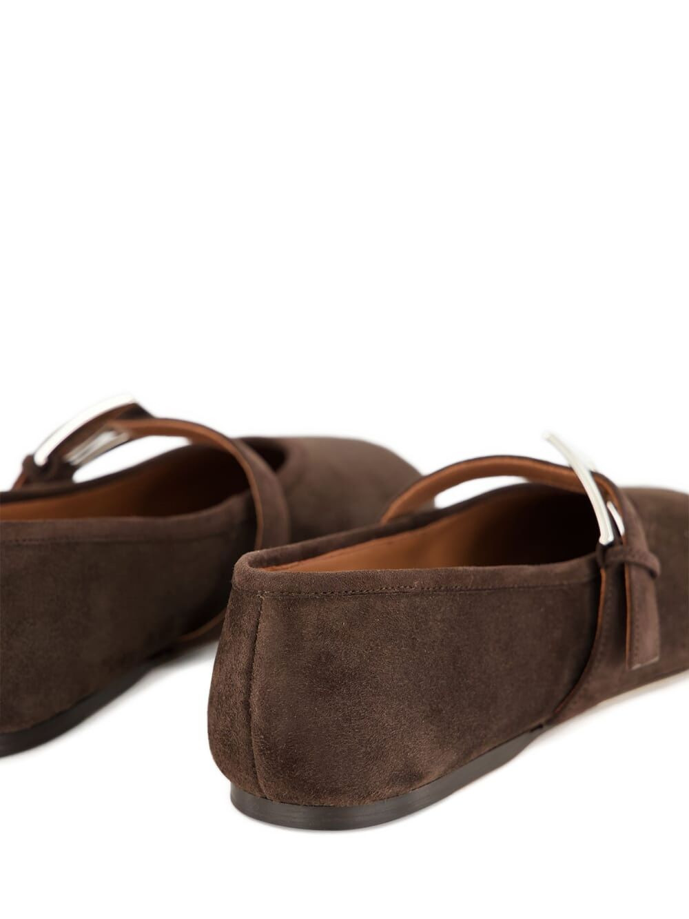 Sveva buckle suede ballet flats - 5