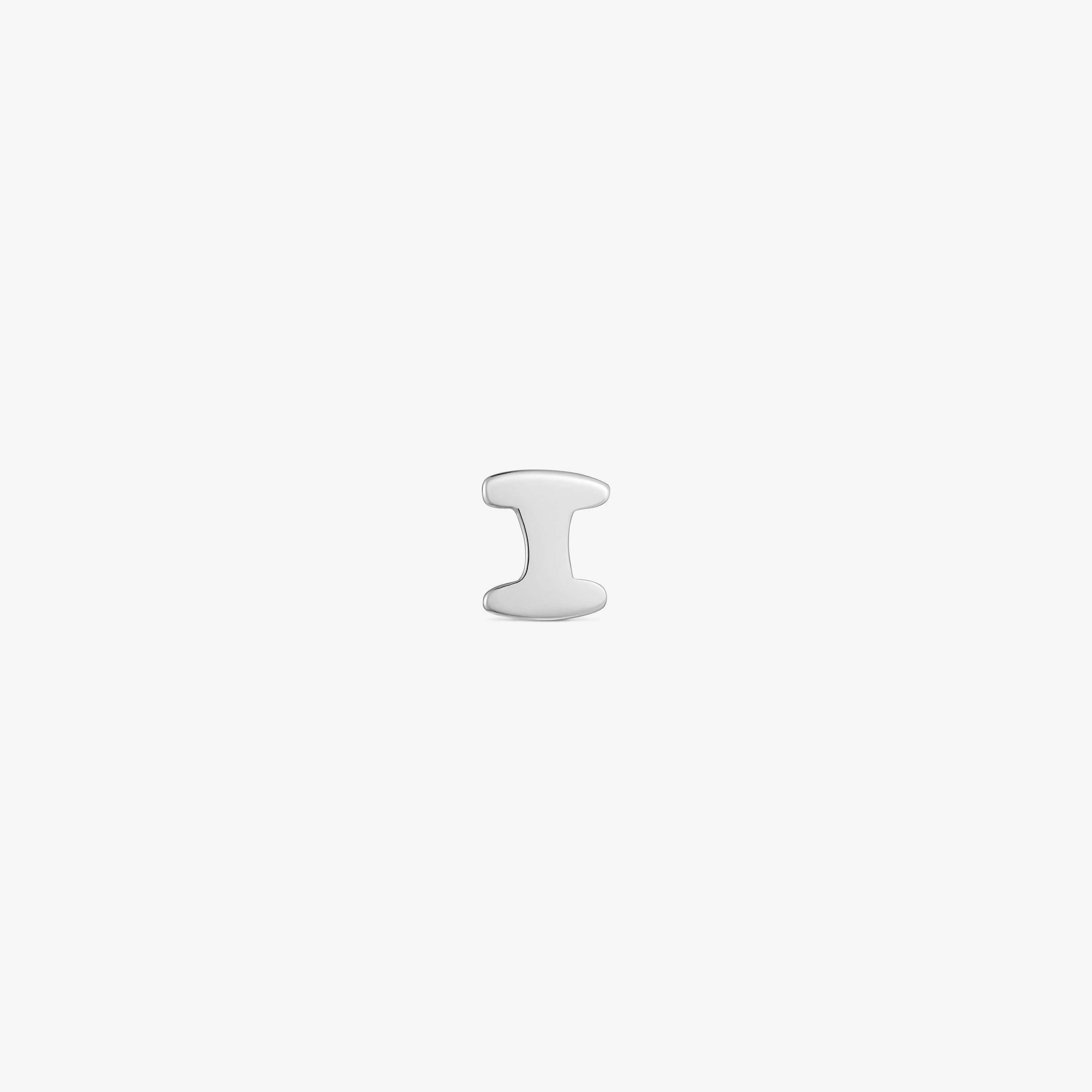 7 mm silver letter I Charm TOUS Mesh Tube - 1