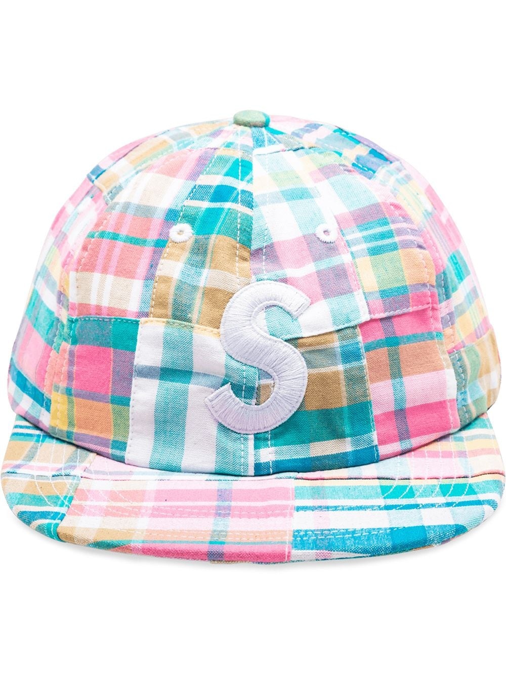 Patchwork Madras S Logo 6-Panel cap - 1