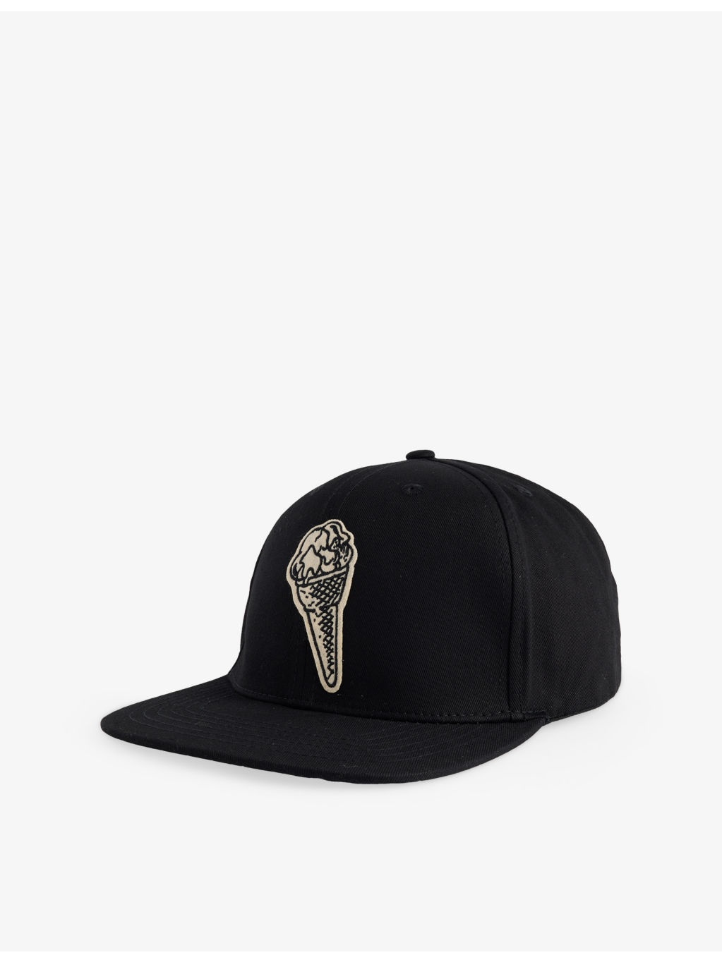 Cone Felt Patch Cotton Baseball Cap - 1