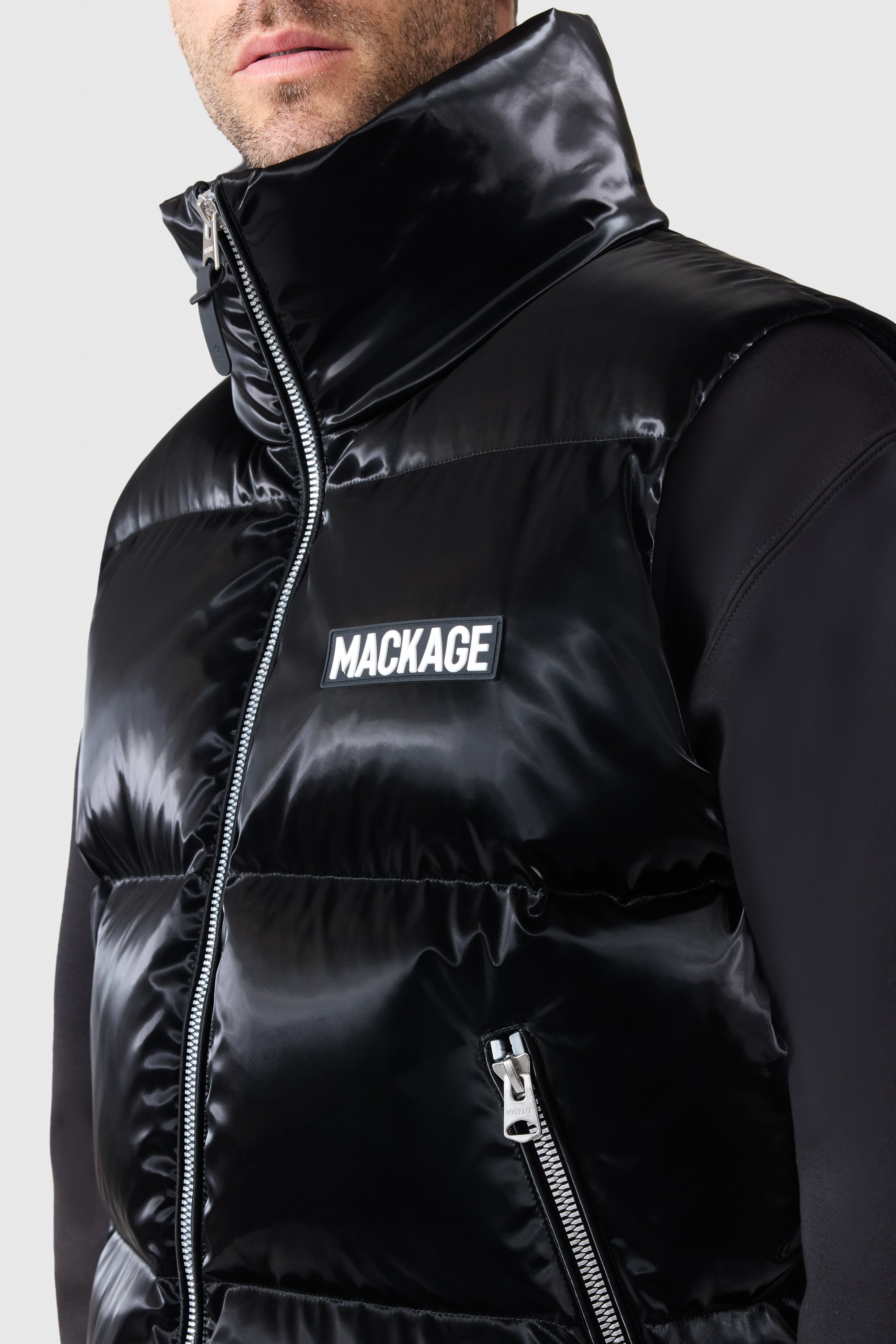 KANE-GLO High-Gloss Down Vest - 6