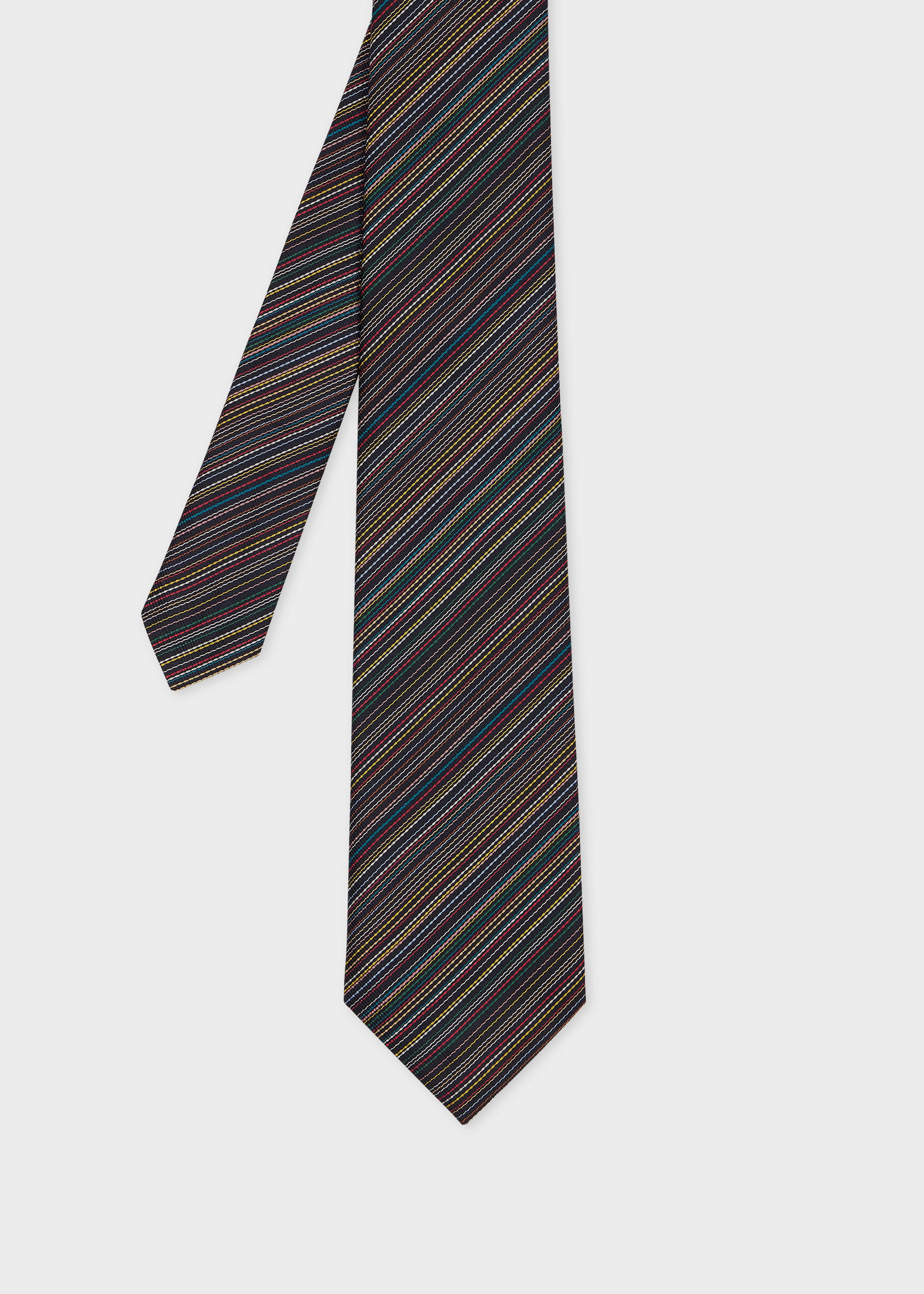 Silk 'Signature Stripe' Pinstripe Tie - 1