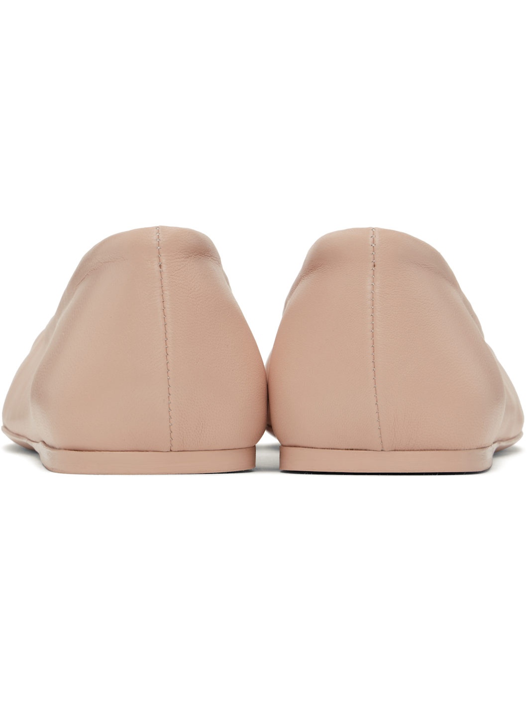Pink Seamless Little Bow Ballerina Flats - 2