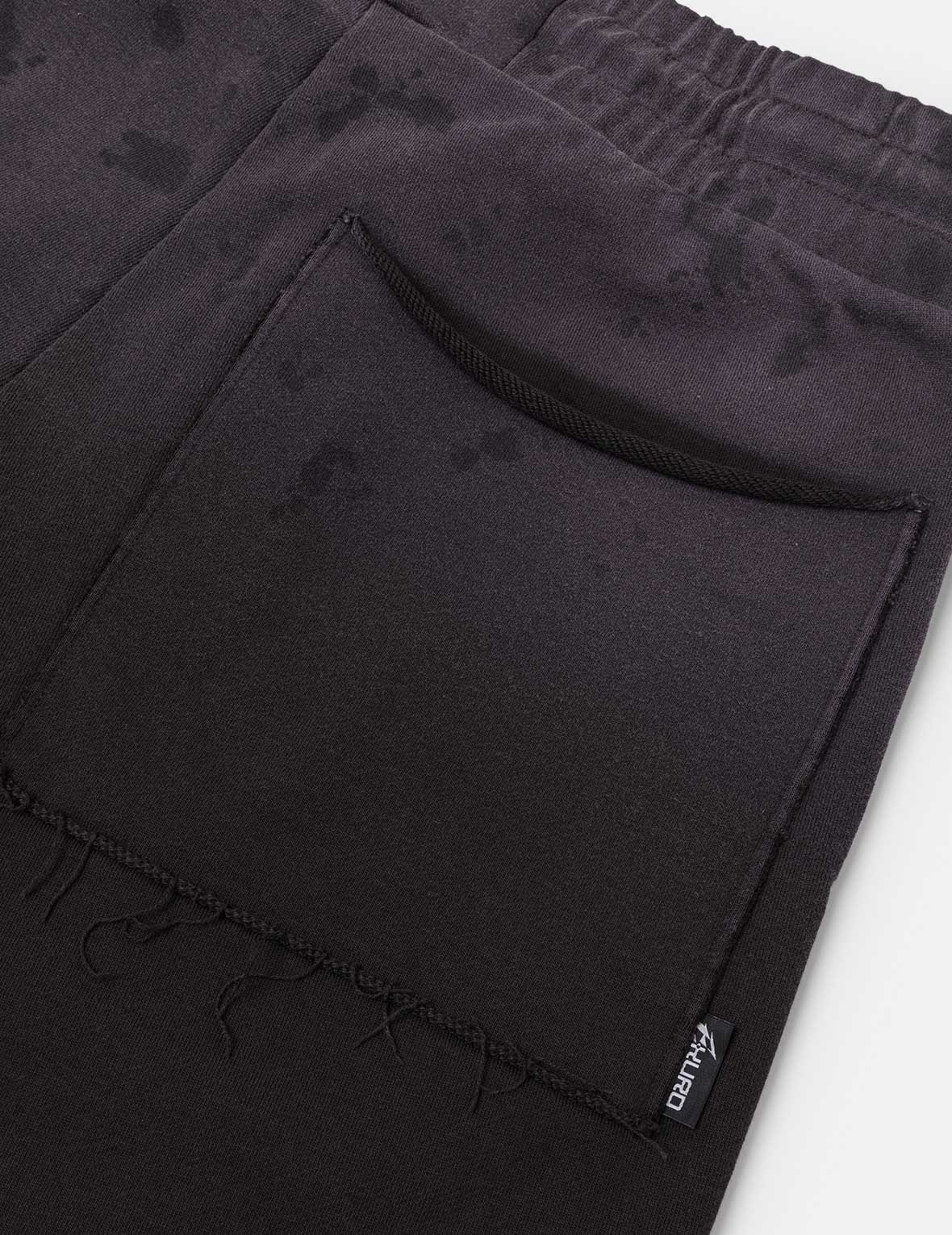 Seagull and Logo Embroidery Relax Fit Rock-Washed Sweatshorts - 9
