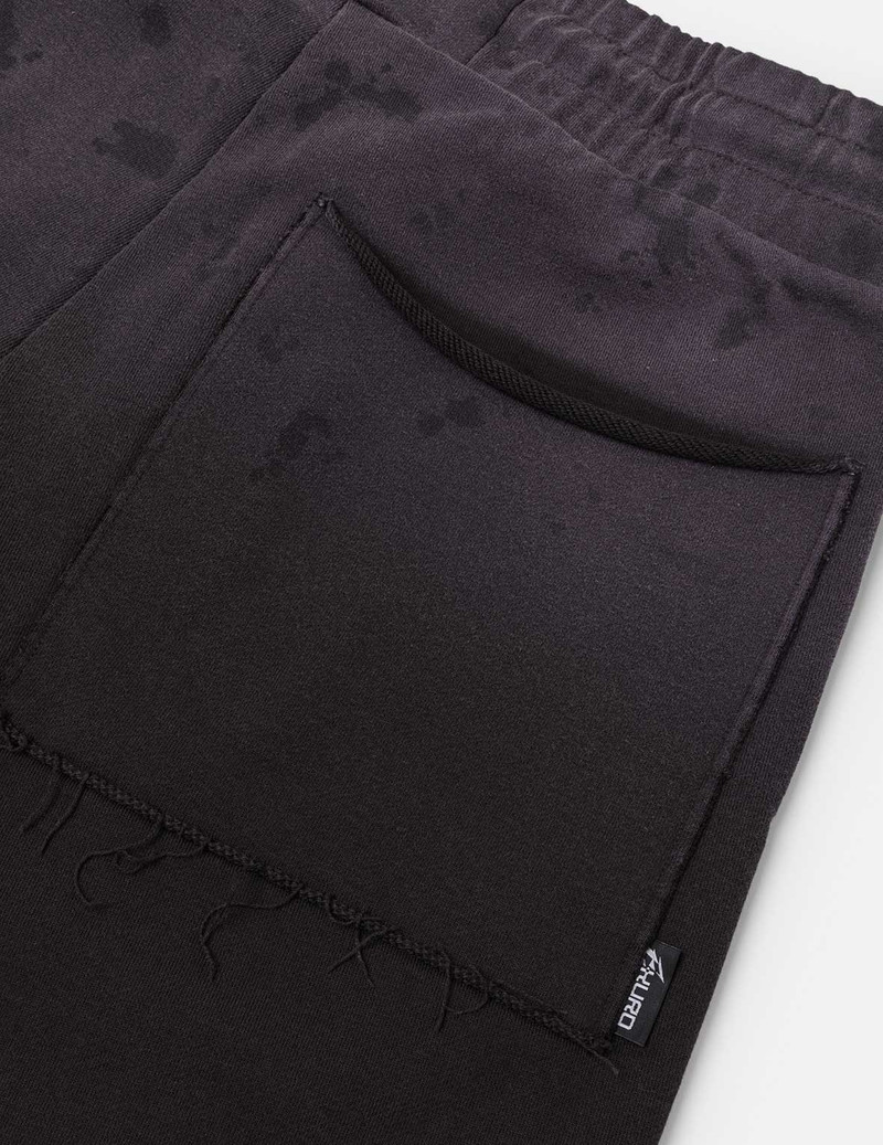 Seagull and Logo Embroidery Relax Fit Rock-Washed Sweatshorts 9