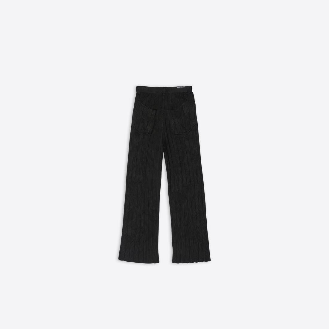 Women's Large Baggy Pants in Black - 2