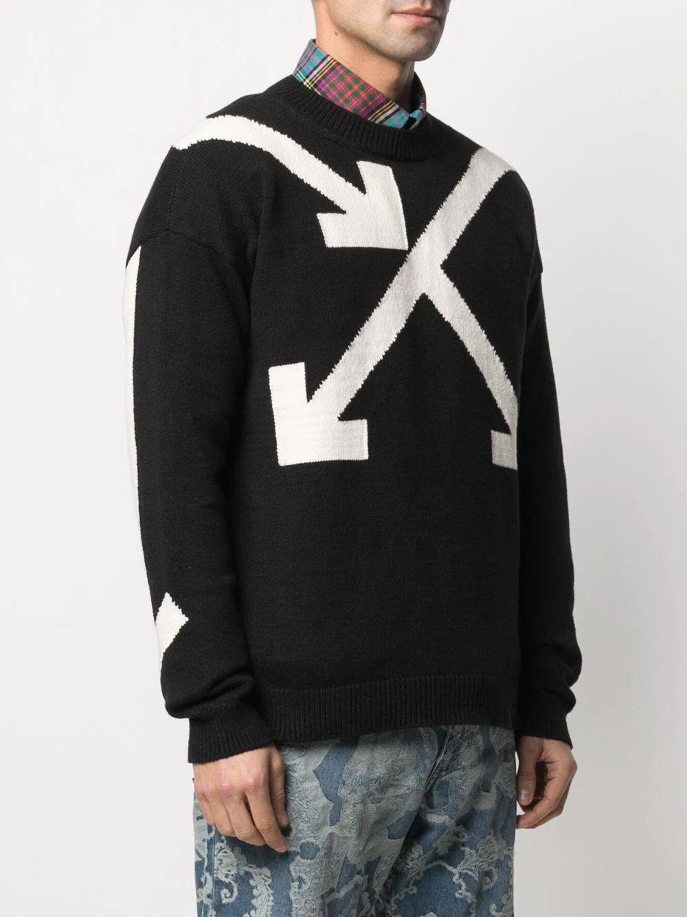 Twisted Arrows knitted jumper - 3