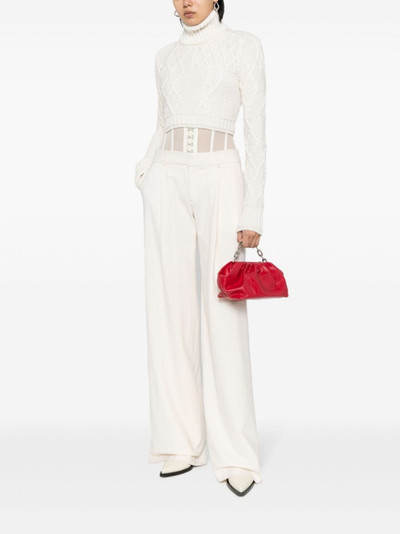 Monse high-waisted flared trousers outlook