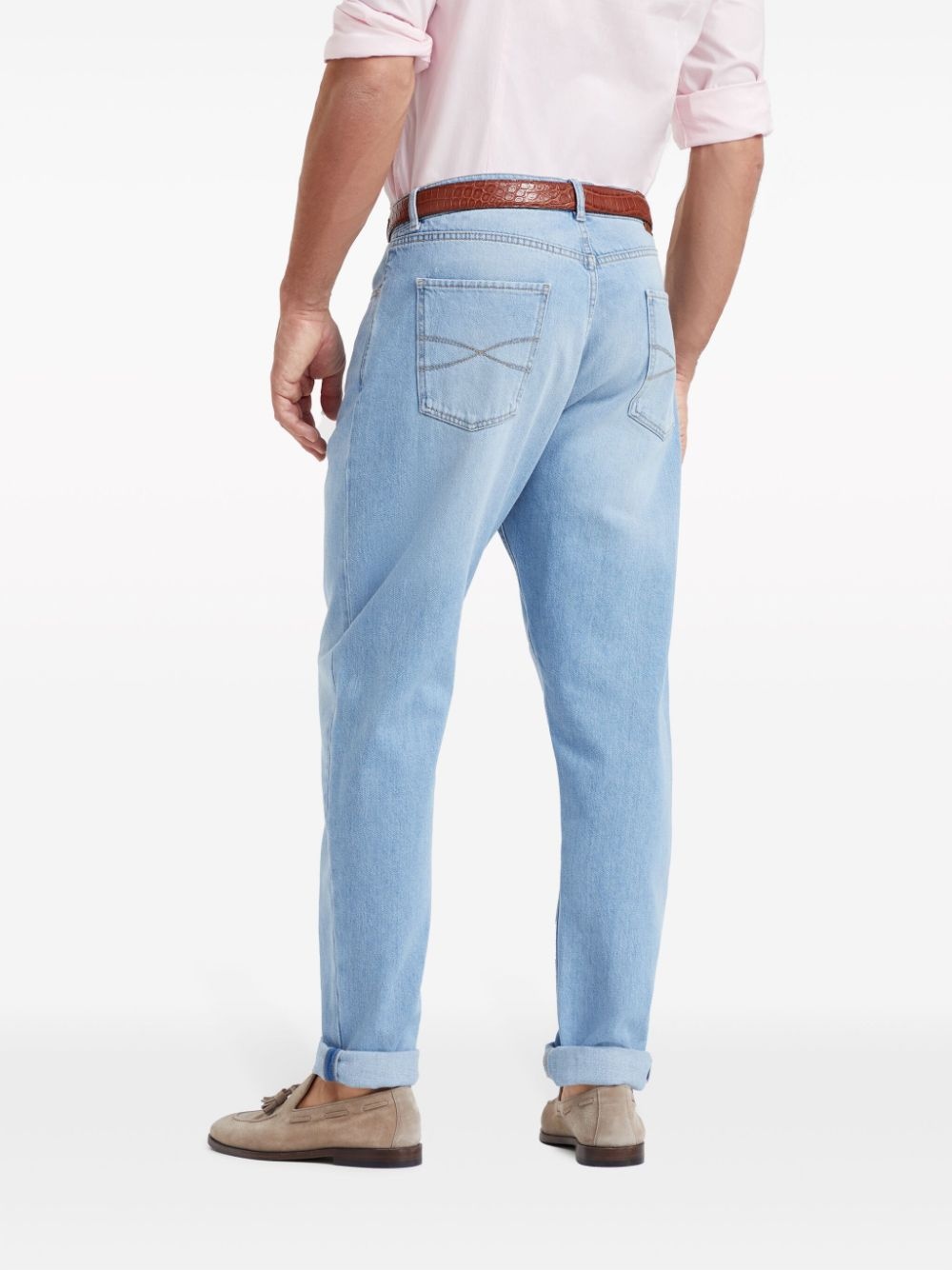 tapered-leg jeans - 4