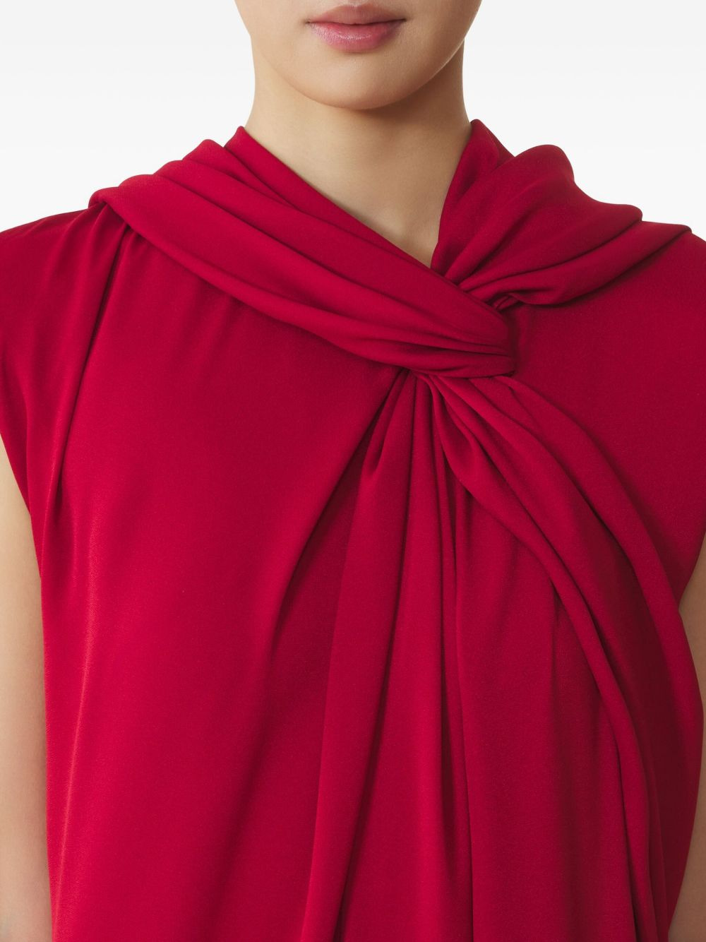 draped maxi dress - 5