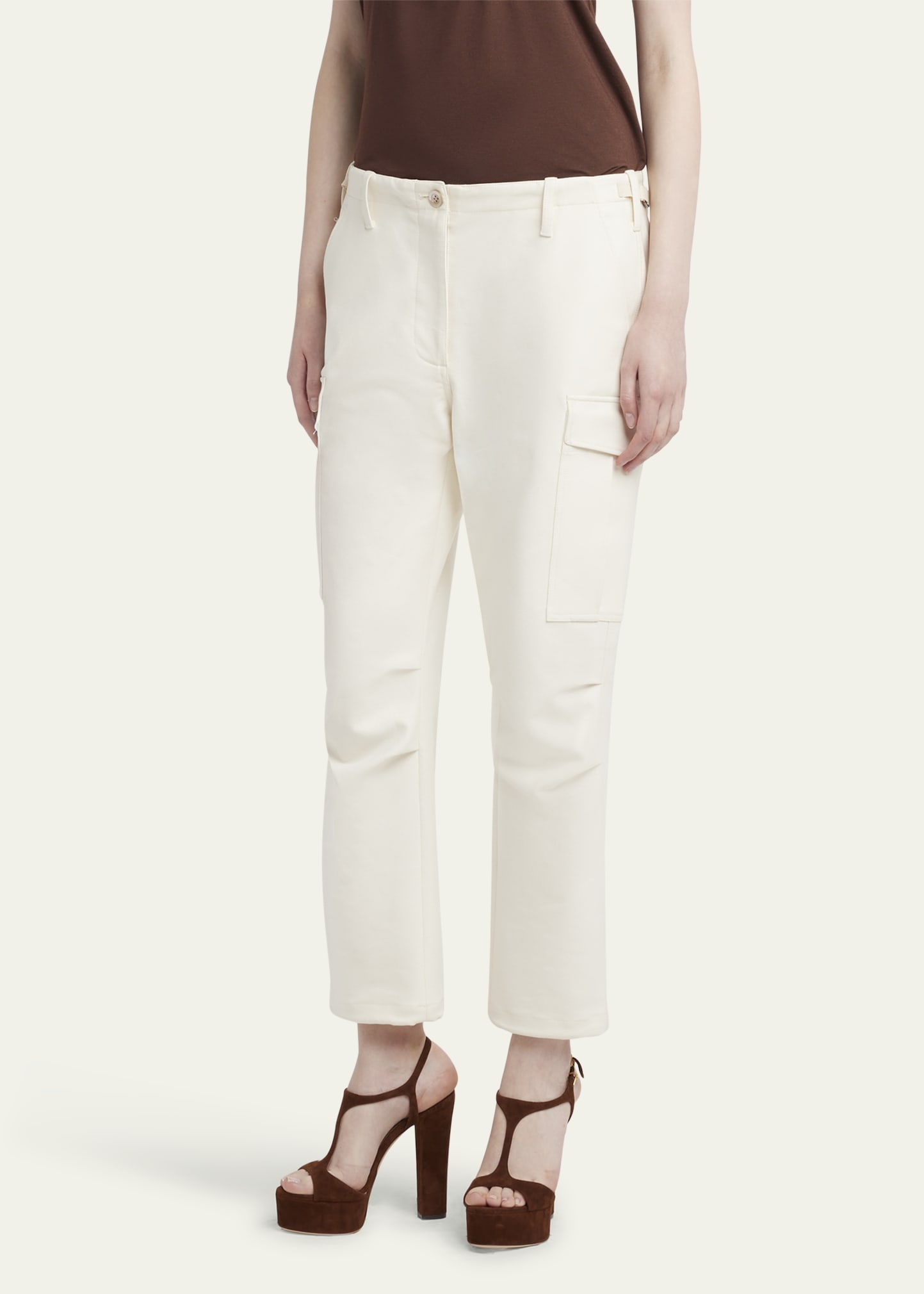 Straight-Leg Cargo Trousers - 4